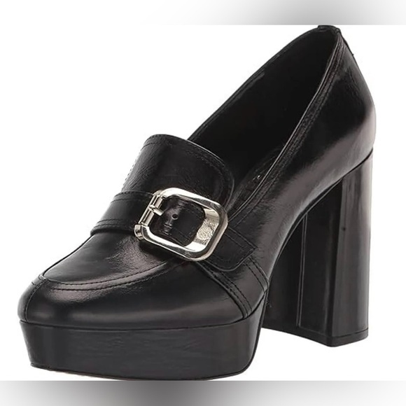 Vince Camuto Women's Grinilia Platform Loafer Clog, Black Size 8M - Picture 1 of 12